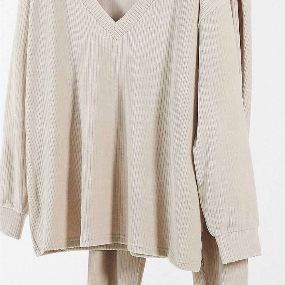 ASOS Maternity Wide Ribbed Set
